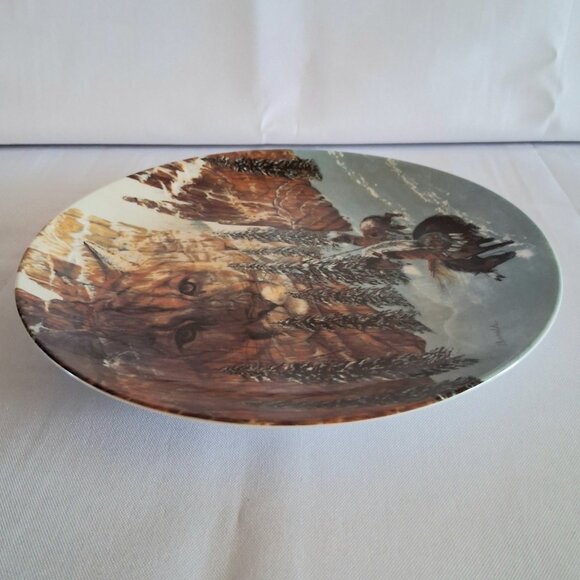 1992 W.S. George Fine China "Canyon of The Cat" Plate - Picture 10 of 10